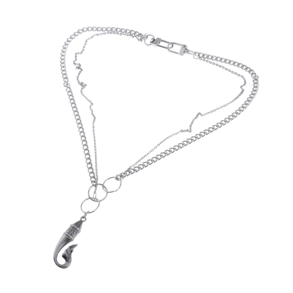 Hip Pendant Necklace Chains Multilayer Necklace Jewelry