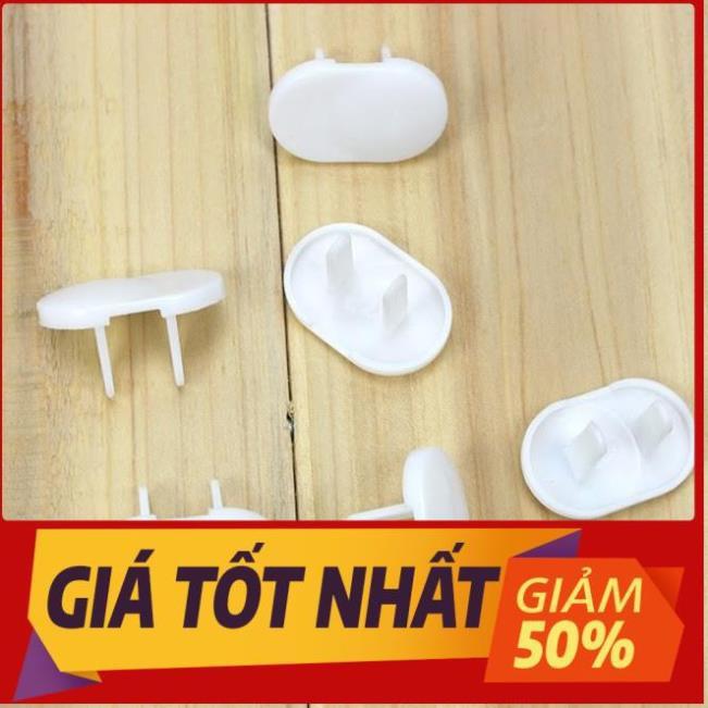 Nút bịt ổ điện nắp cắm 2 chân chống giật an toàn cho bé trẻ em 