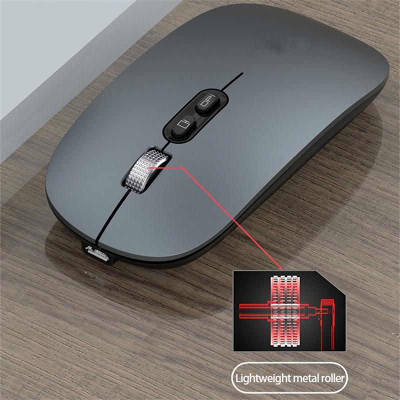 Chuột Không Dây Bluetooth USB Sạc Chuột Máy Tính Im Lặng Mause Công Thái Chuột Cho Máy Tính Văn Phòng Laptop Máy Tính Bảng Souris Sans Fil