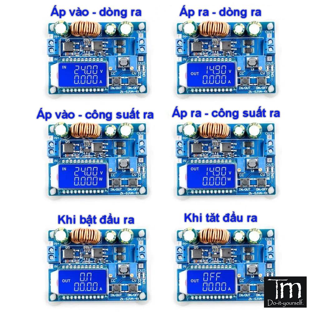 Mạch Tăng Giảm Áp Đa Năng Có LCD 0.5-30V 0-4A