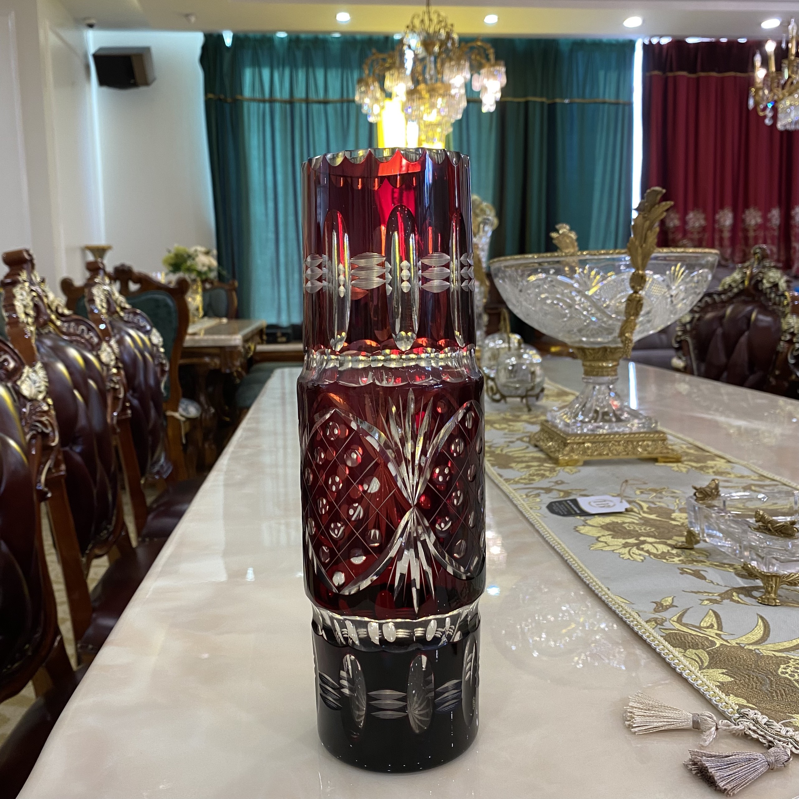 Bình hoa pha lê tân cổ điển BH40