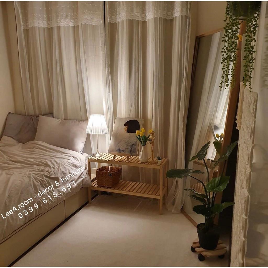 Kệ Giày Dép Gỗ Cao Cấp / Kệ Gỗ Trang Trí - Wooden Bench 2FM