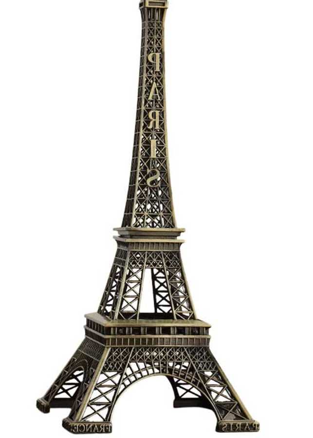 Mô hình tháp Eiffel cao 32 cm (màu vàng rêu)