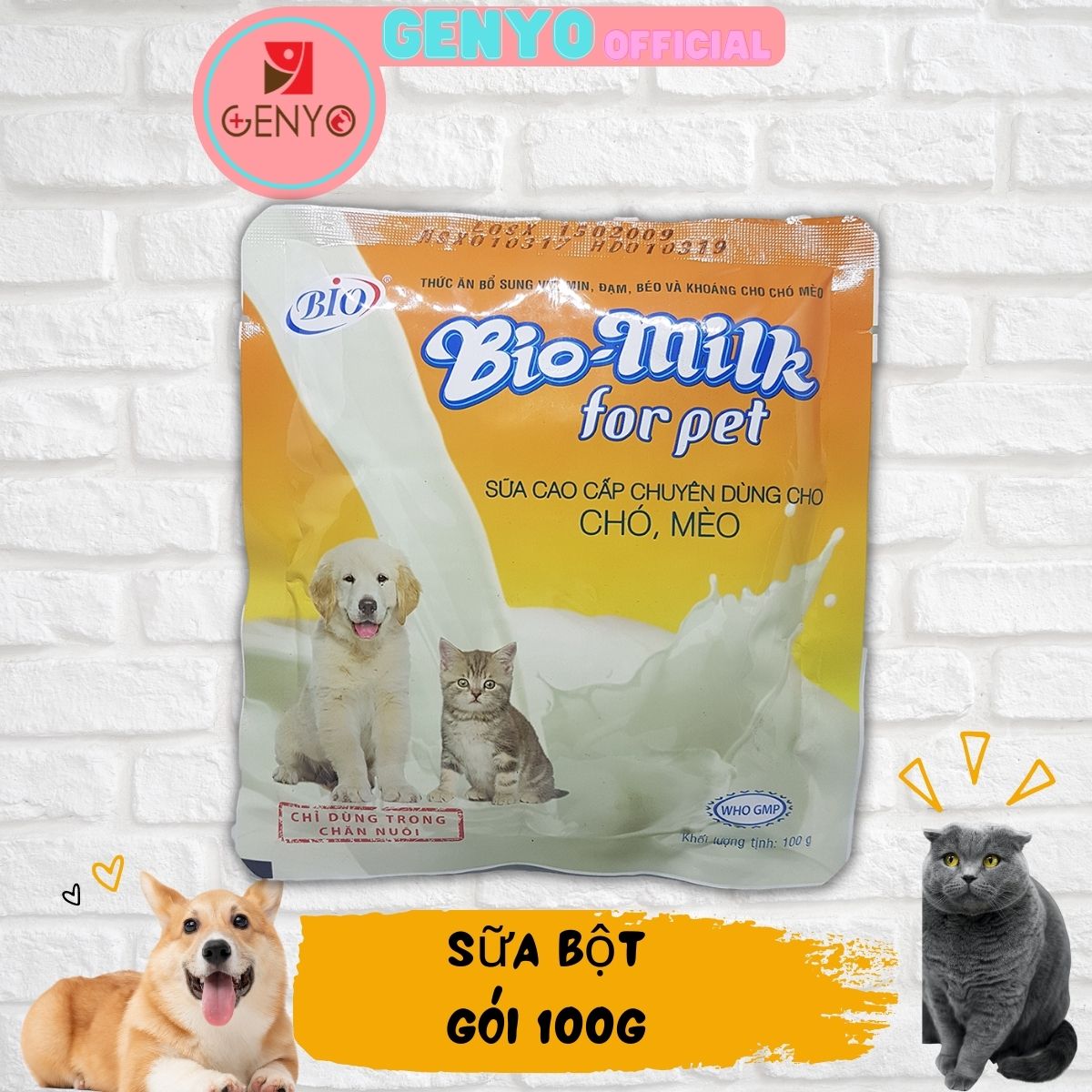 Sữa Cho Chó Mèo Bio (100g)