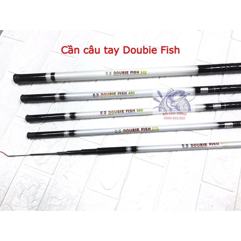 Cần Câu Tay Double Fish. Cần cá trắng. Cần câu tay giải trí hàng đẹp. Đồ Câu Hùng