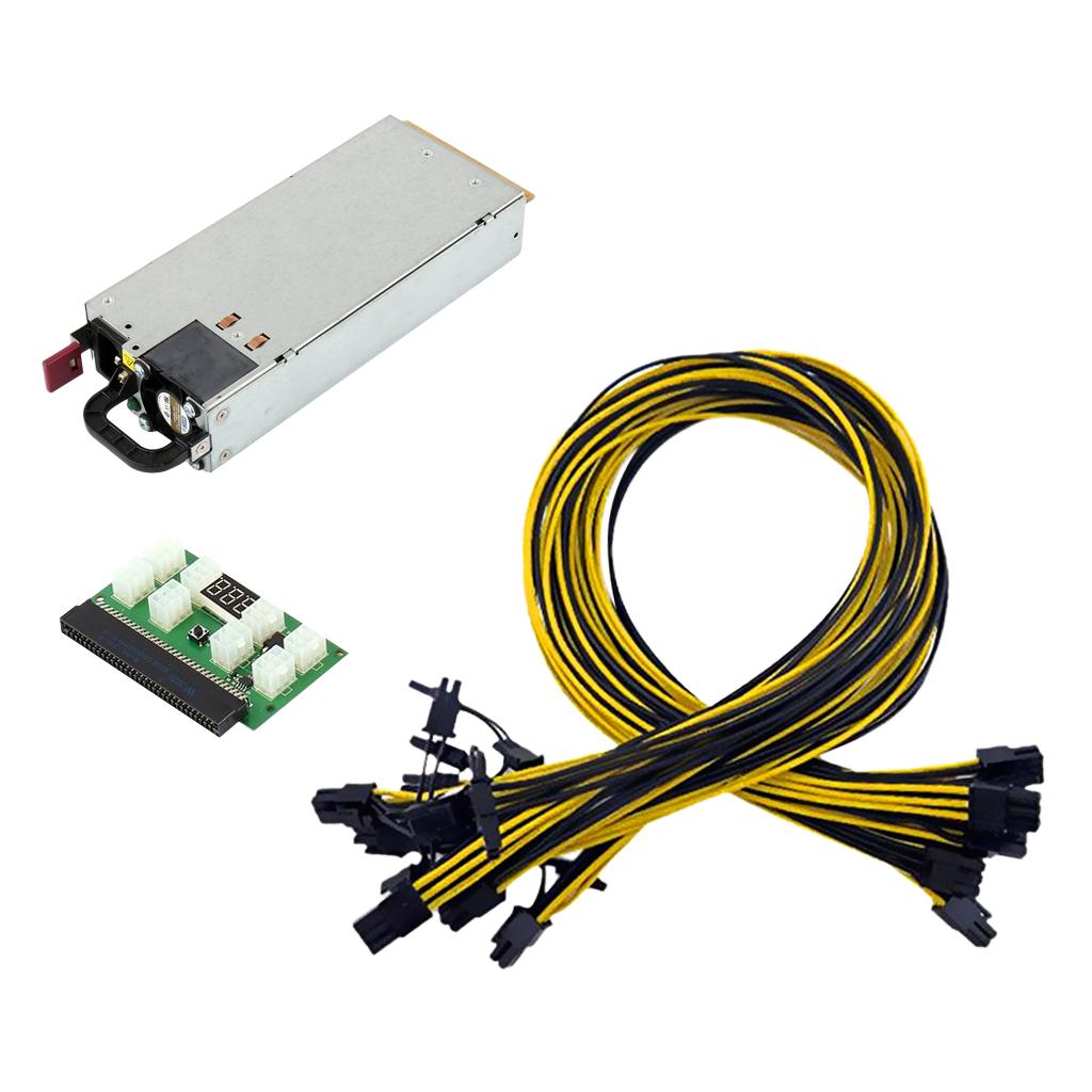 94% 750 Watt Power Supply for GPU Open Rig , ZEC