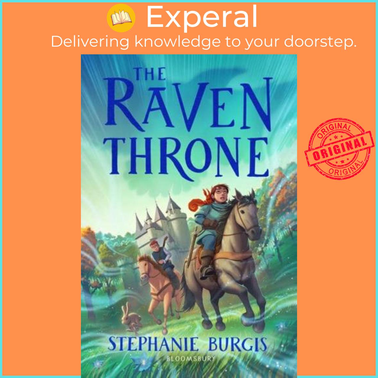 Sách - The Raven Throne by Stephanie Burgis