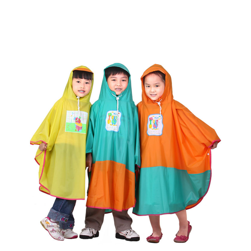 Hình ảnh Áo mưa cánh bướm trẻ em Rando Poncho dành cho các bé có độ tuổi từ (2 tuổi đến 12 tuổi) tương đương với các size từ số 1 đến số 5 ( GIAO MÀU NGÂU NHIÊN)