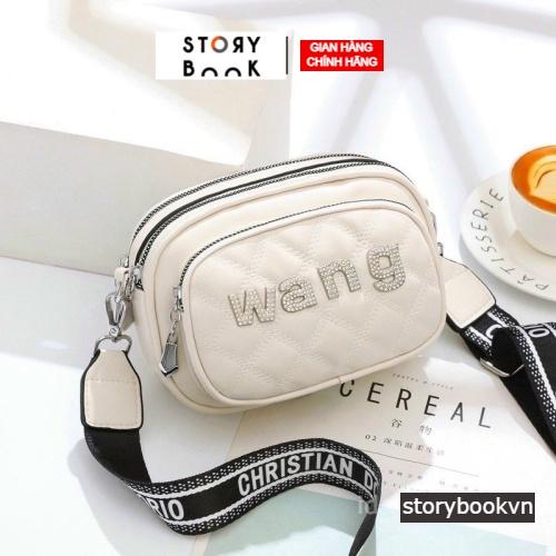 Túi Wang Nữ Đeo Chéo, Túi Nữ Trần Trám Dây Bản To STORYBOOK