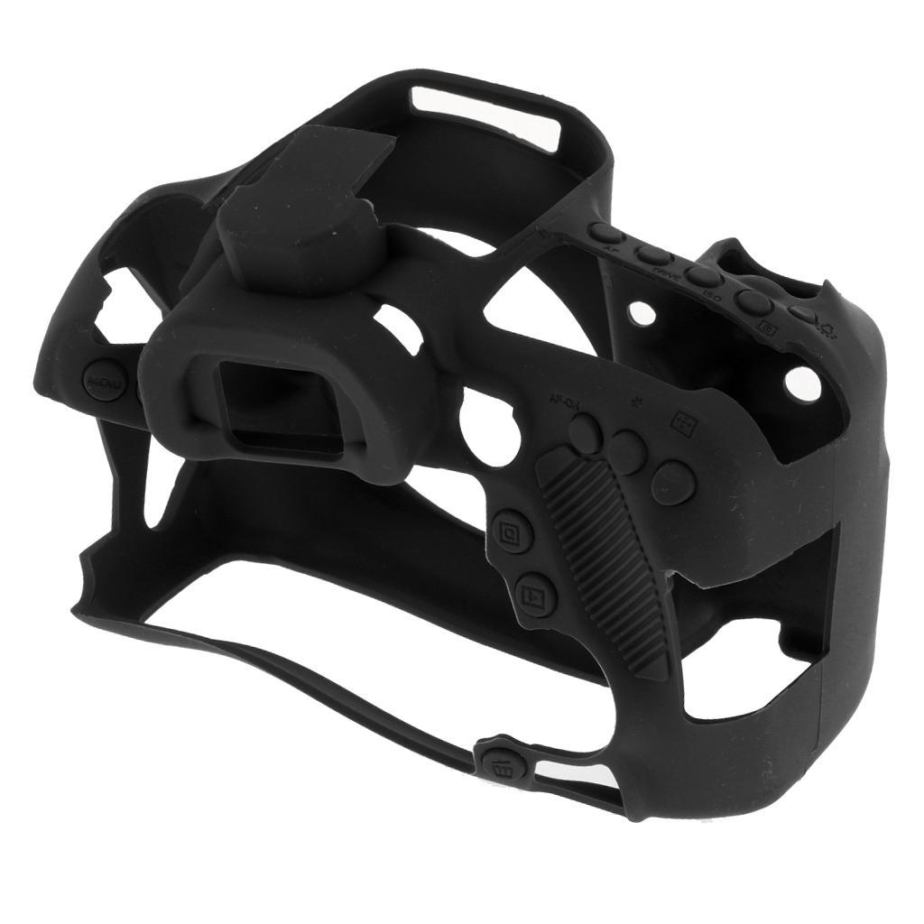 Silicone Camera Case Full Body Protective Cover for 80D