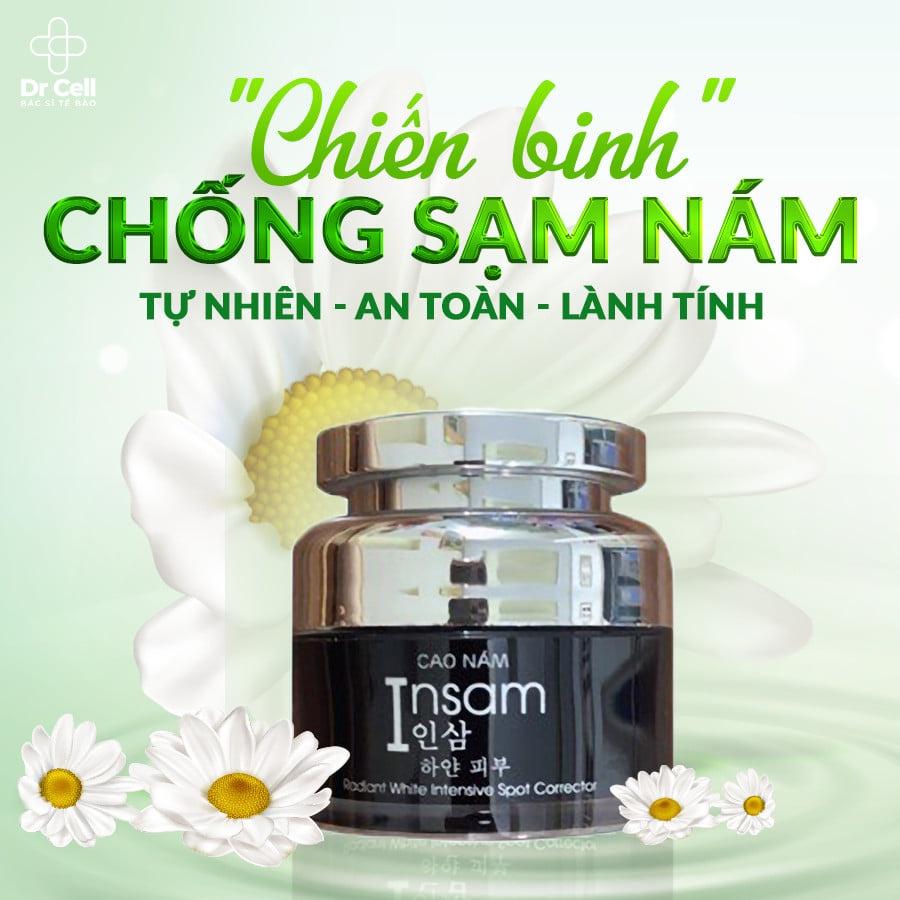 Kem Ngừa Nám Dưỡng Trắng Da, Cao Nám Insam DR Cell 20ml dành cho lứa tuổi ngoài 30 có những dấu hiệu thâm nám da