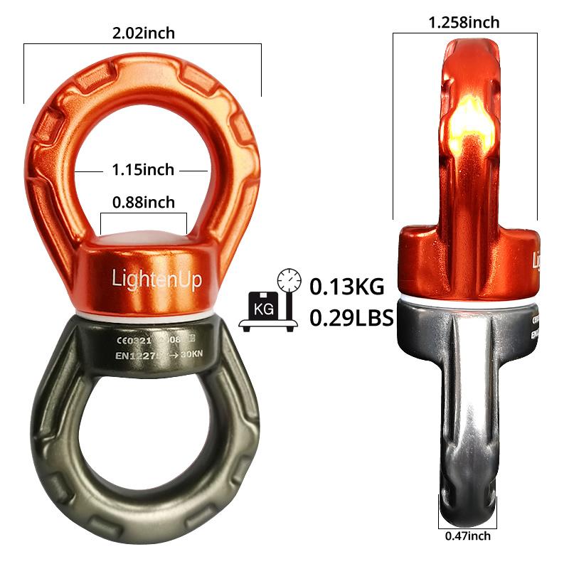 Võng Chân Đế Xoay Móc Treo Xoay Móc Khóa Gắn Bộ Phụ Kiện Treo Ghế Tập Gym Thể Hình Trên Không Tập Yoga