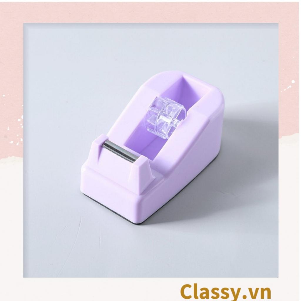 Bàn Cắt Băng Keo Để Bàn, Dùng Cho Băng Keo nhỏ 1Cm - 5Cm màu pastel PK1707