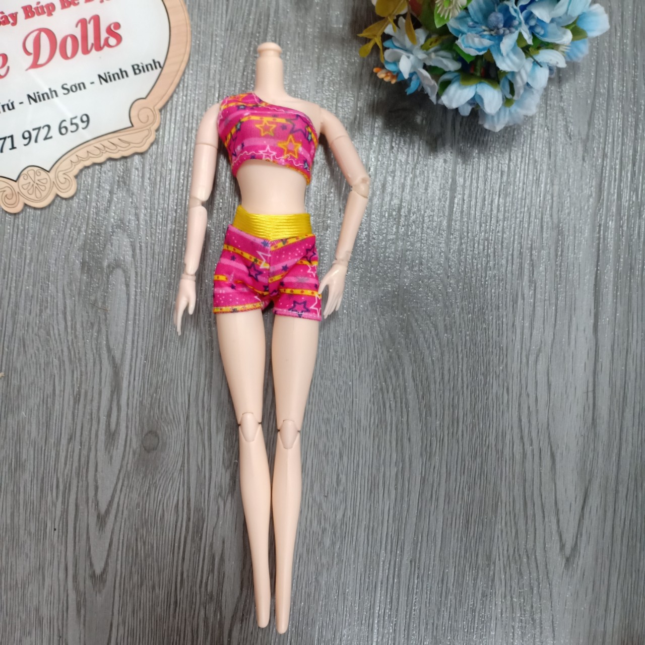 Bộ đồ bơi bikini cho búp bê barbie 30cm