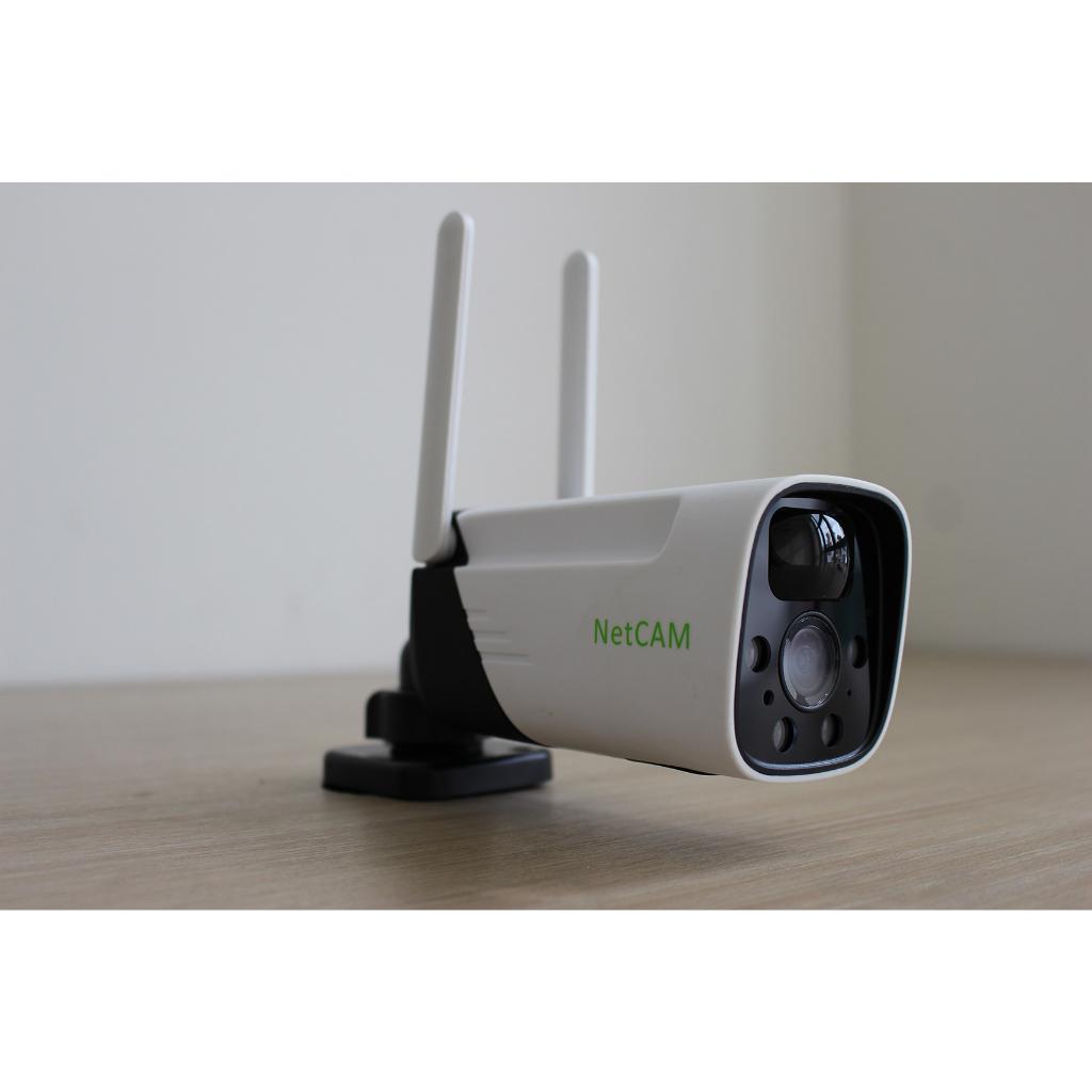 Camera WiFi Năng Lượng Mặt Trời NetCAM SL90, Góc Quan Sát 89º, Độ phân giải 3.0MP - Hàng chính hãng