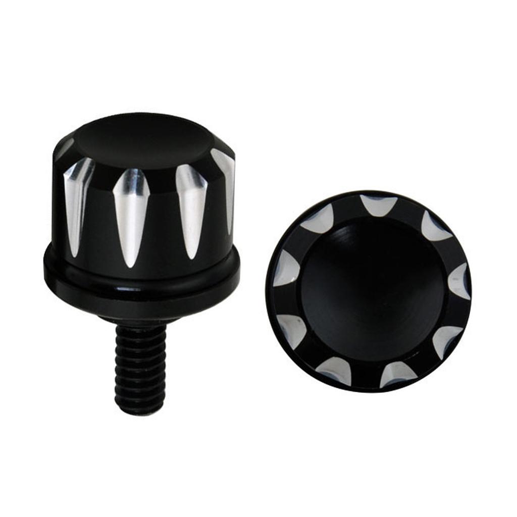 Ghế Nhôm Màu đen Bolt Bolt Cap Cap Nut Cho Ghế Gắn Harley
