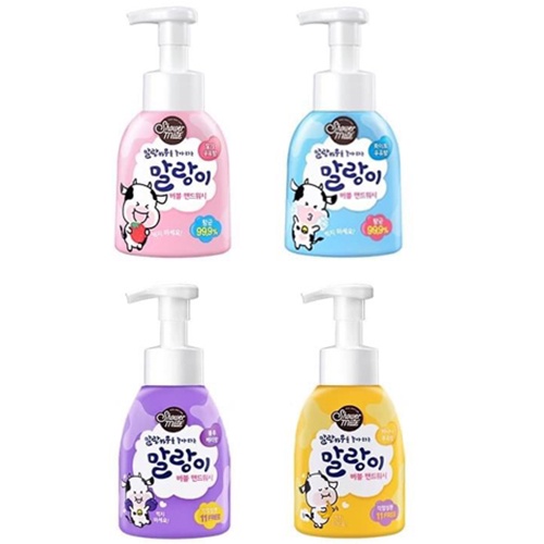 Bọt rửa tay kháng khuẩn, khử mùi Showermate Bubble Hand Wash 300ml - Đủ hương tặng móc khóa