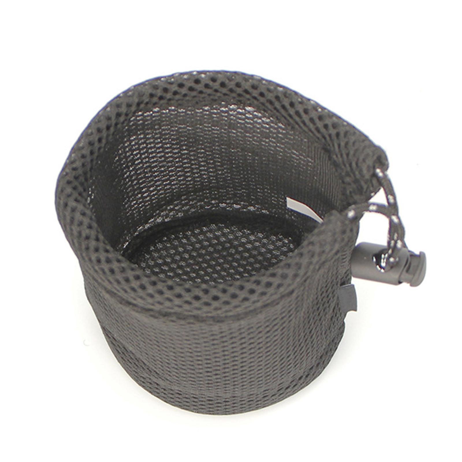 Camping Net Bag Ultralight Mesh Drawstring Bag for Camping Travel Hiking
