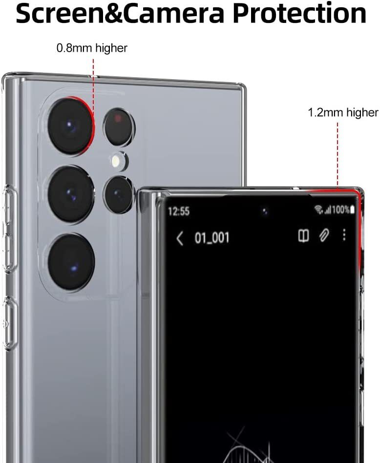 Ốp lưng silicon cho Samsung Galaxy S23 Ultra / S23 Plus / S23 5G hiệu HOTCASE Ultra thin - siêu mỏng 0.6mm, thiết kế trong suốt, chống trầy xước - Hàng nhập khẩu