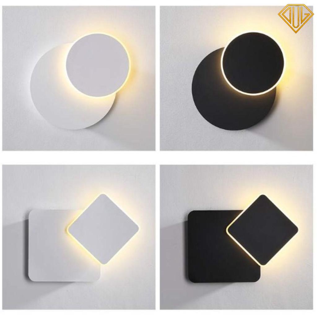 Đèn tường đọc sách xoay 360 độ phong cách Bắc Âu - 3 Chế độ ánh sáng (Bảo hành 24 tháng) DVLL - Tròn