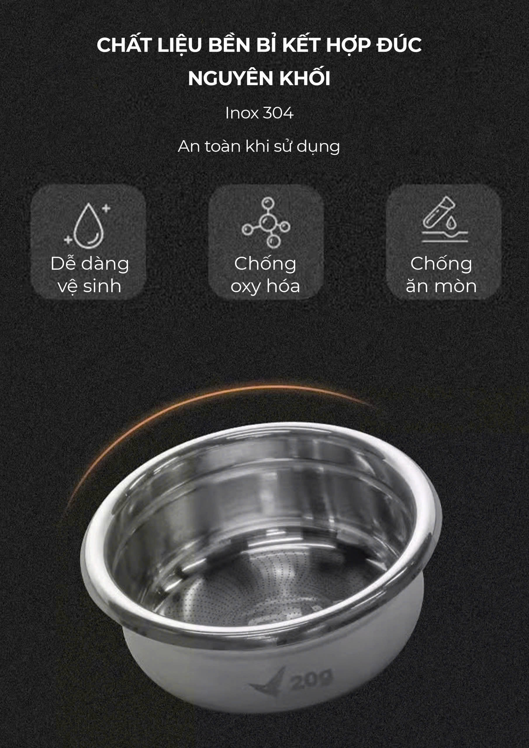 Feepie filter giỏ lọc GOW lốc xoáy inox 304