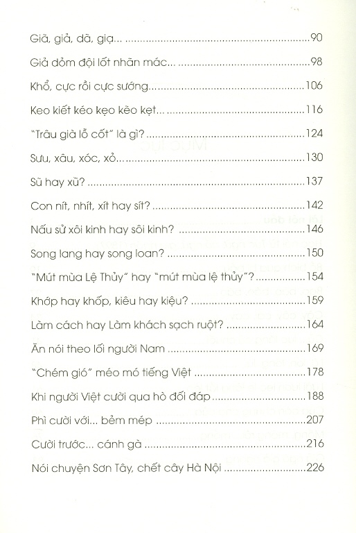 Văn Hóa Việt Nhìn Từ Tiếng Việt - Lưỡi Lươn Lẹo Lẹ Làng Lắt Léo