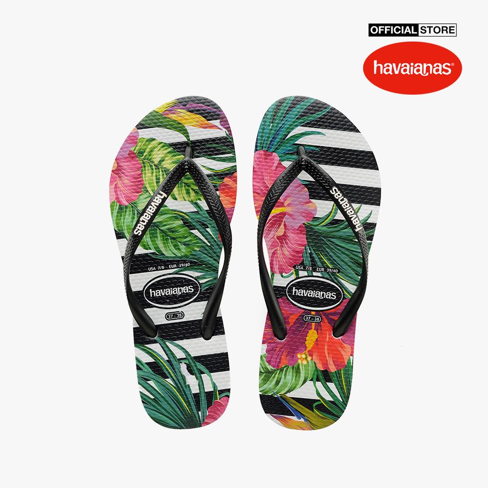 HAVAIANAS - Dép nữ Slim Tropical Floral 4139406-4343