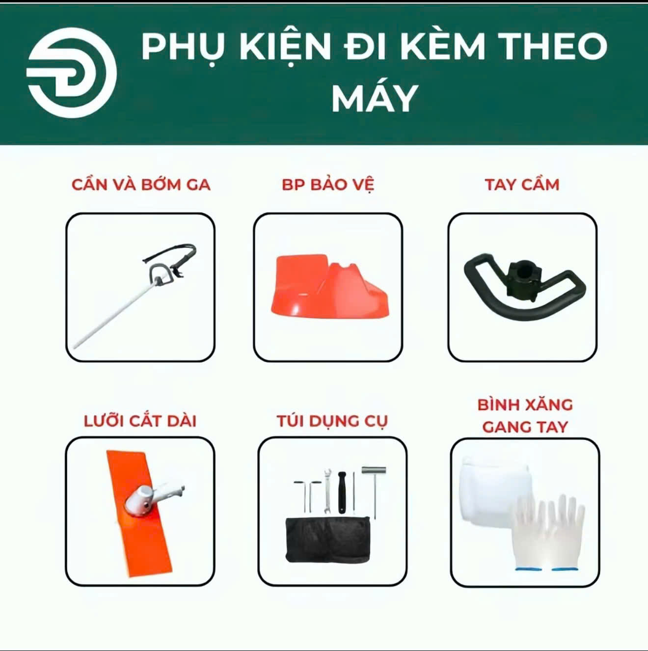 Máy cắt cỏ Huqama 555 Modell mới 2026 động cơ 2 thì 1.65Kw nòng 41.5cm³ trọng lượng 8kg.tặng bát cước.bảo hành 12 tháng