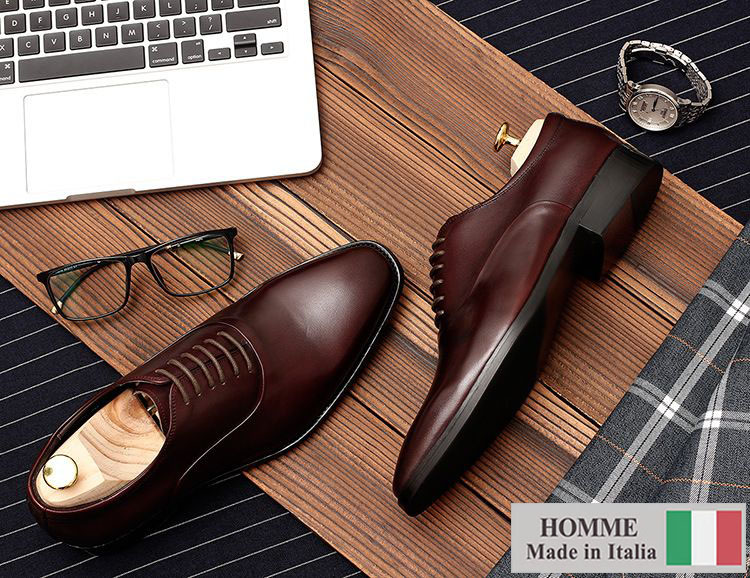 Homme Marlborough - Oxford Italian Leather  Shoes