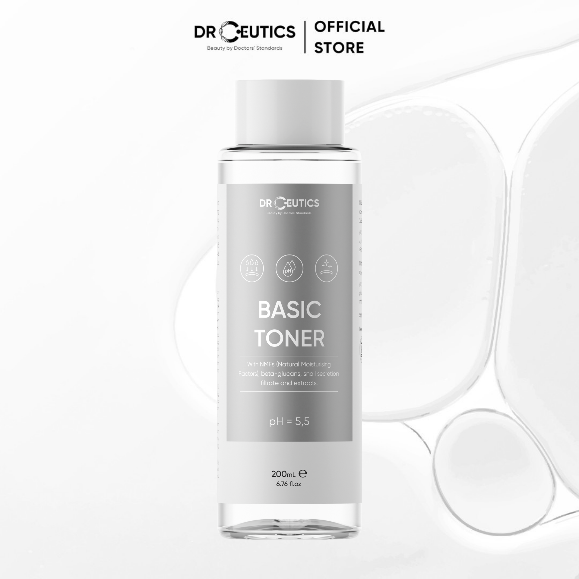 DRCEUTICS Basic Toner Và Standard Toner Cấp Ẩm Cho Da (200ml