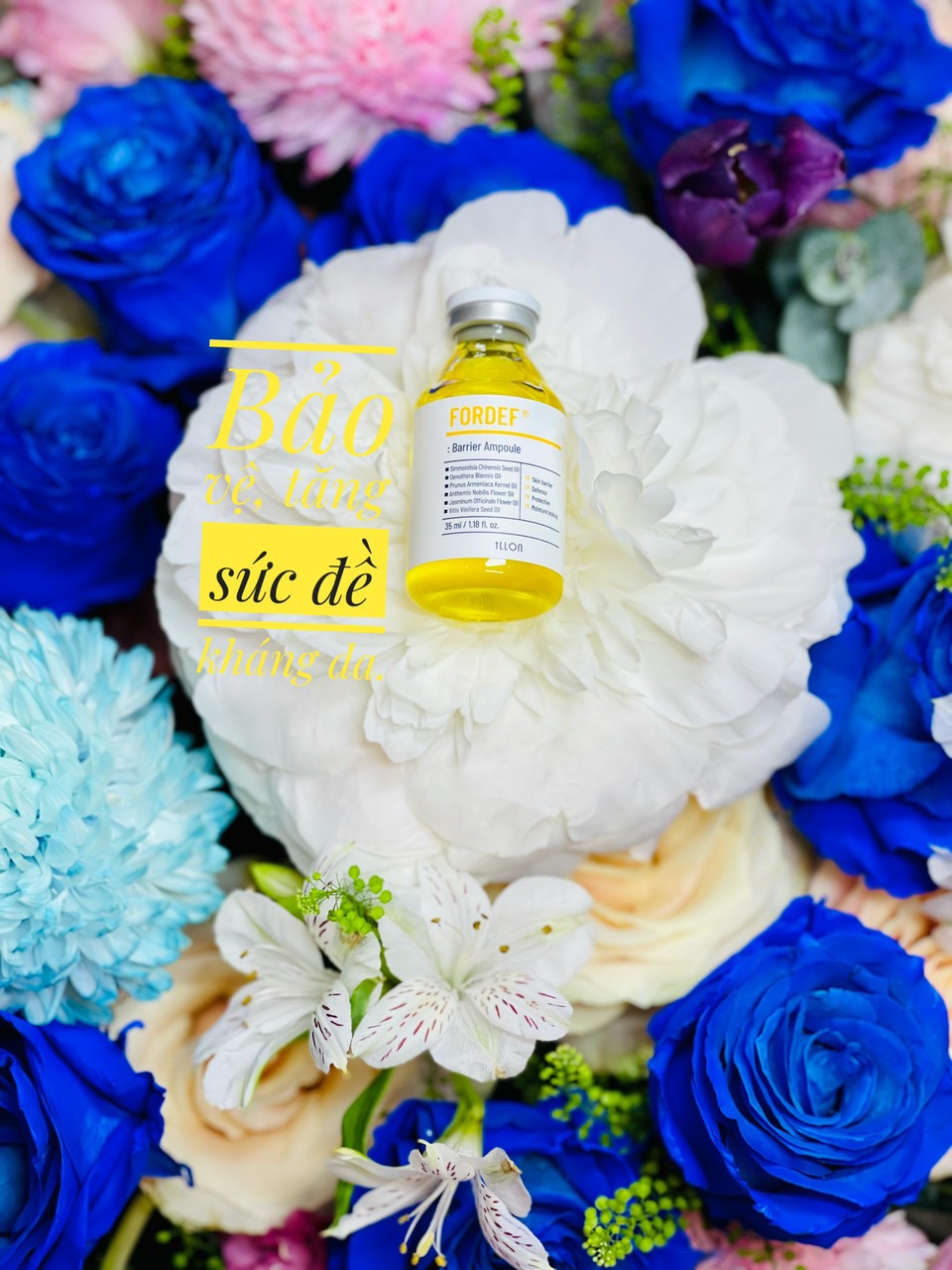 Ampoule Fordef – Khoá ẩm, bảo vệ bề mặt & tăng sức đề kháng cho da tổn thương