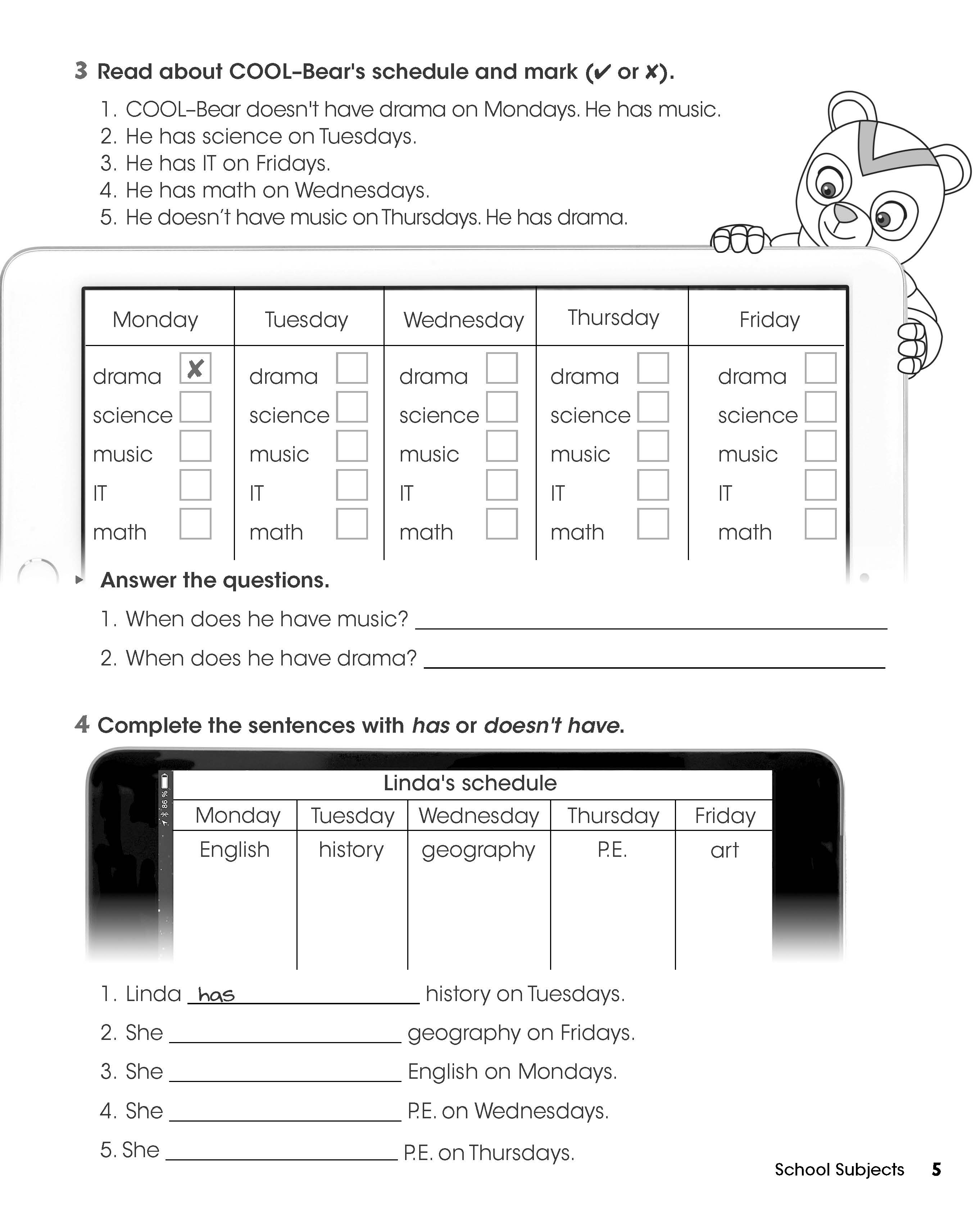 Cool Kids 2e Workbook 3