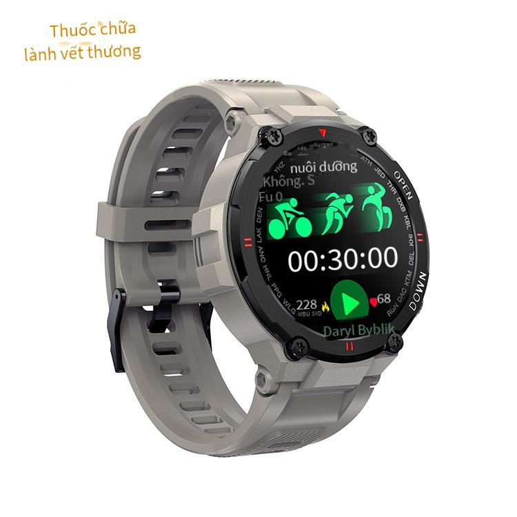 Đảm bảo chất lượng Đồng hồ thông minh K22 thể thao ngoài trời cảm ứng đầy đủ cuộc gọi Bluetooth theo dõi nhịp tim Tay thông minh Huaqiangbei