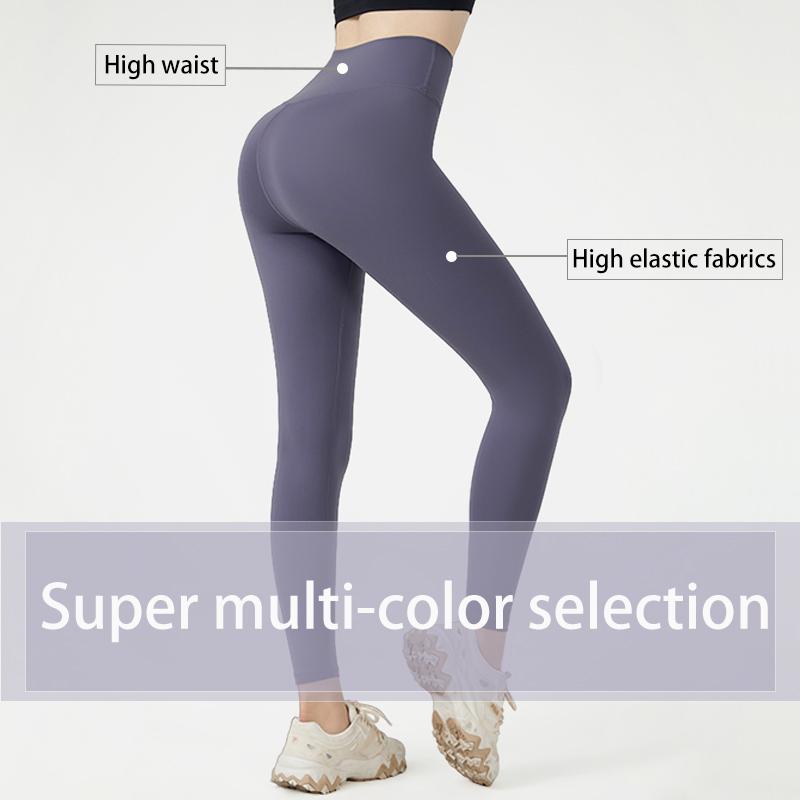 Cảm giác khỏa thân quần legging cao eo đẩy lên thể thao phụ nữ tập thể dục chạy quần yoga năng lượng quần legging liền mạch Color: White Size: S