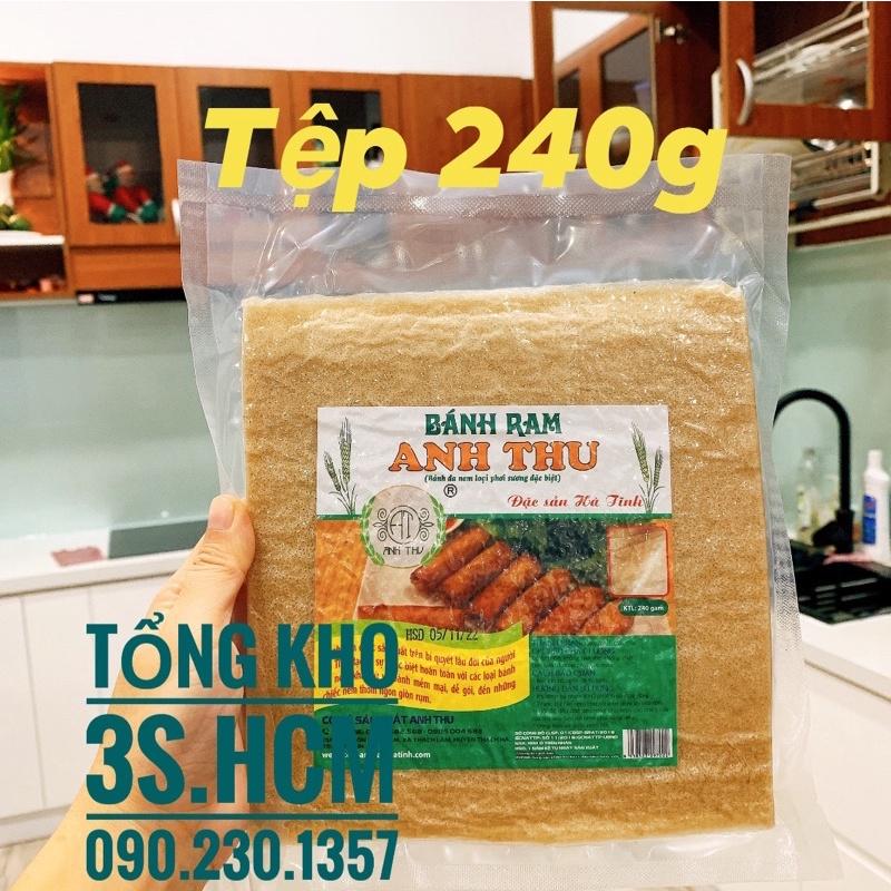 Bánh Đa Nem Ram / Chả giò Hà Tĩnh, hiệu Anh Thu, loại phơi sương đặc biệt ngon (hút chân không) làm từ mật mía