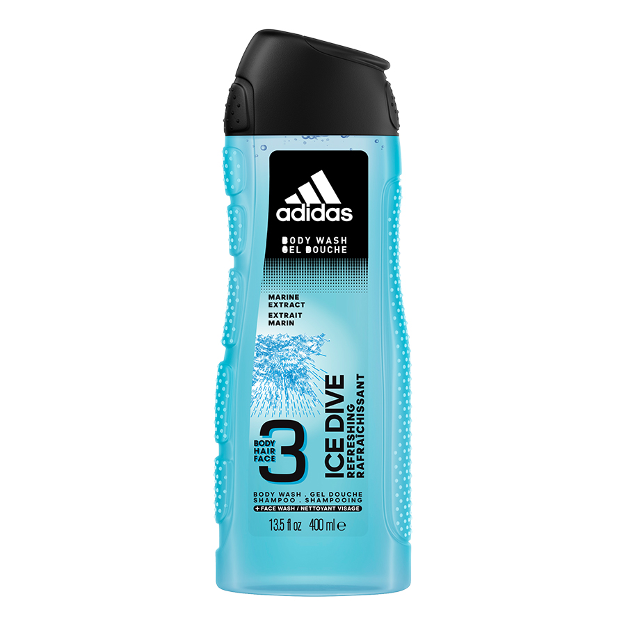 Sữa Tắm Gội Toàn Thân Nam Adidas Ice Dive 400ml