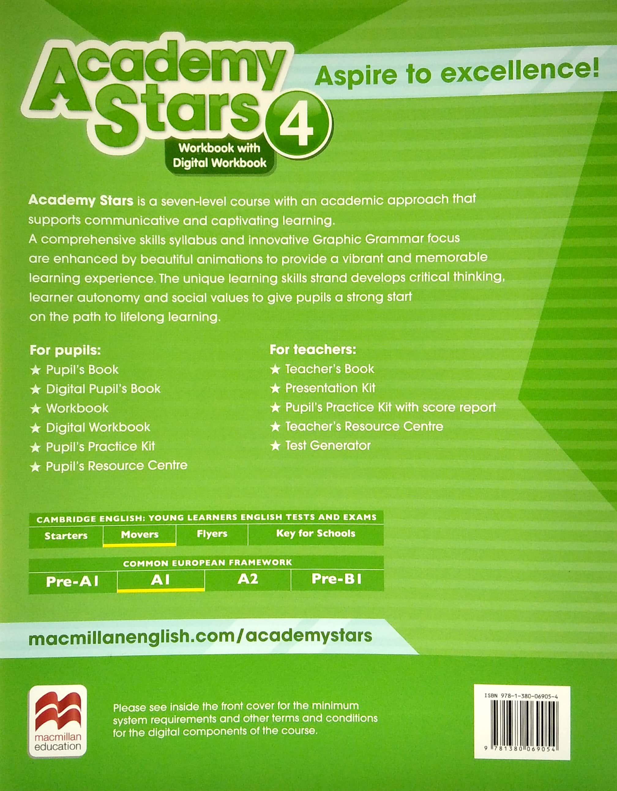 Academy Stars 4: Workbook With Digital Workbook