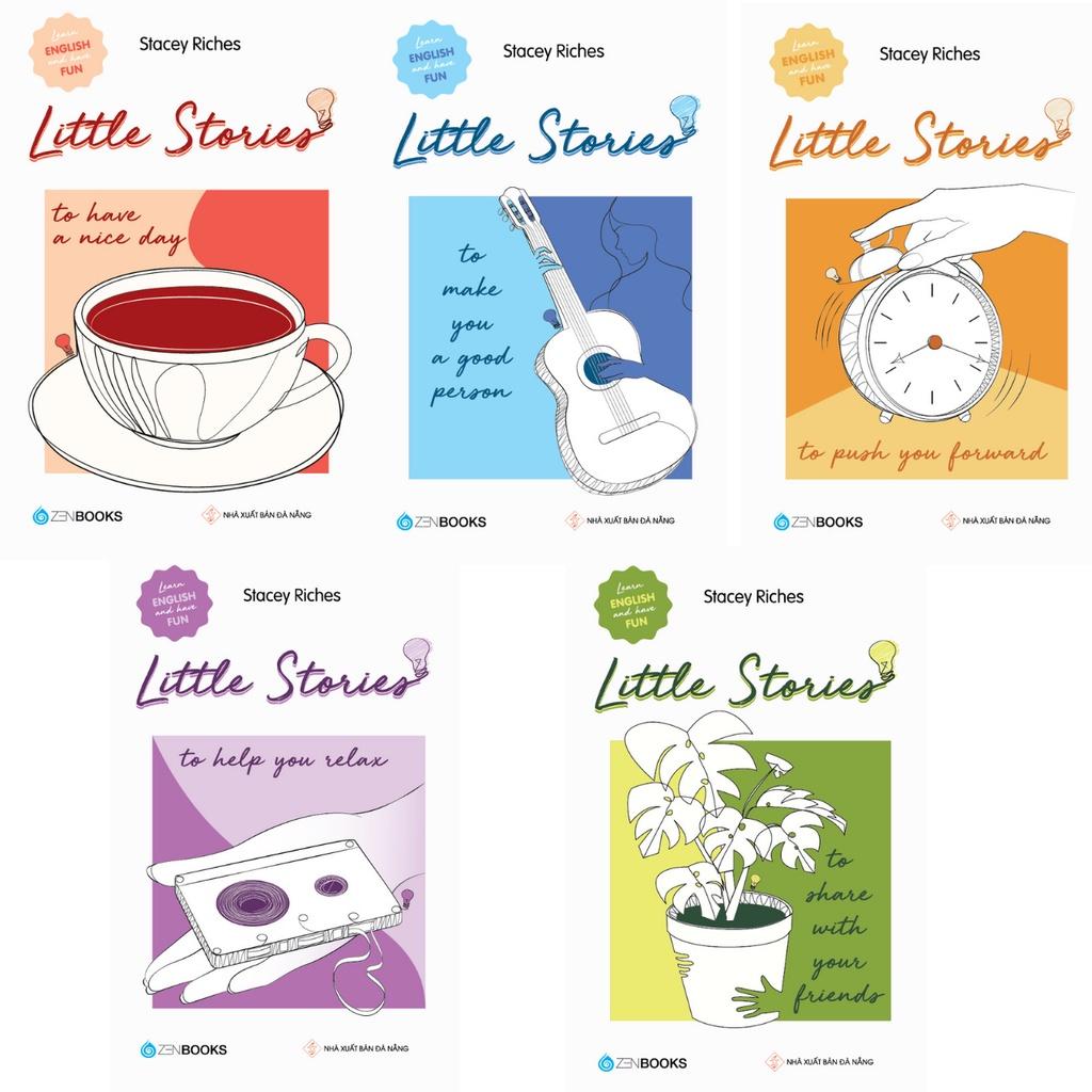 Sách - Bộ 5 Cuốn Little Stories (Nice day, Good Person, Relax, Forward, Friends) (Combo 1)