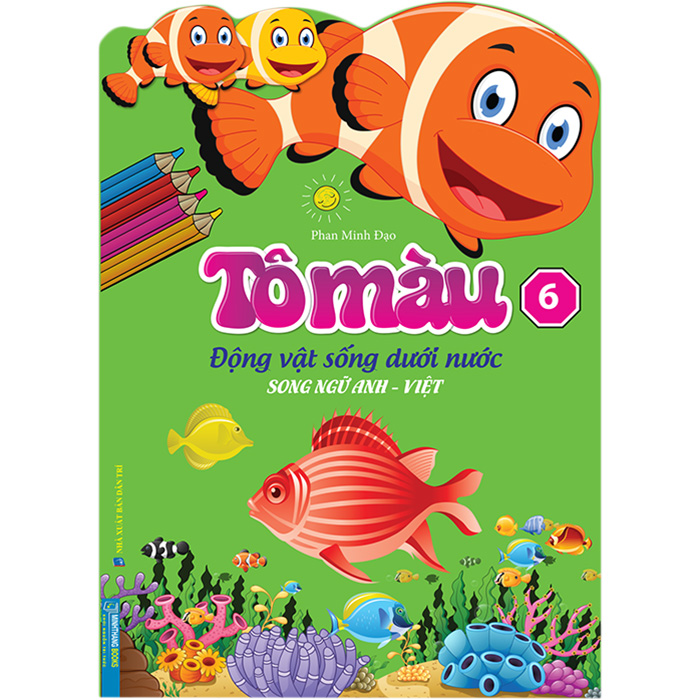 Combo 6 Quyển: Tô Màu Động Vật Dưới Nước
