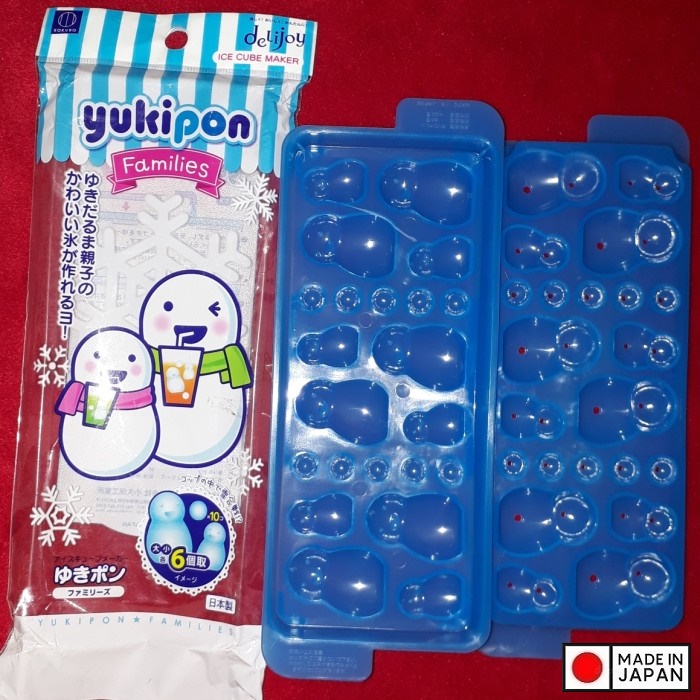 Khay làm đá hình người tuyết DeLijoy Families - Hàng Nội Địa Nhật Bản