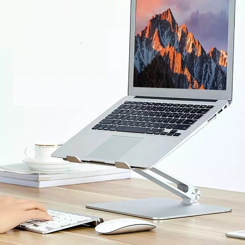 Đế nâng laptop một chân sang trọng bằng hợp kim nhôm nguyên khối chống mỏi cổ vay gáy SC34 Vu Studio - Hàng chính hãng