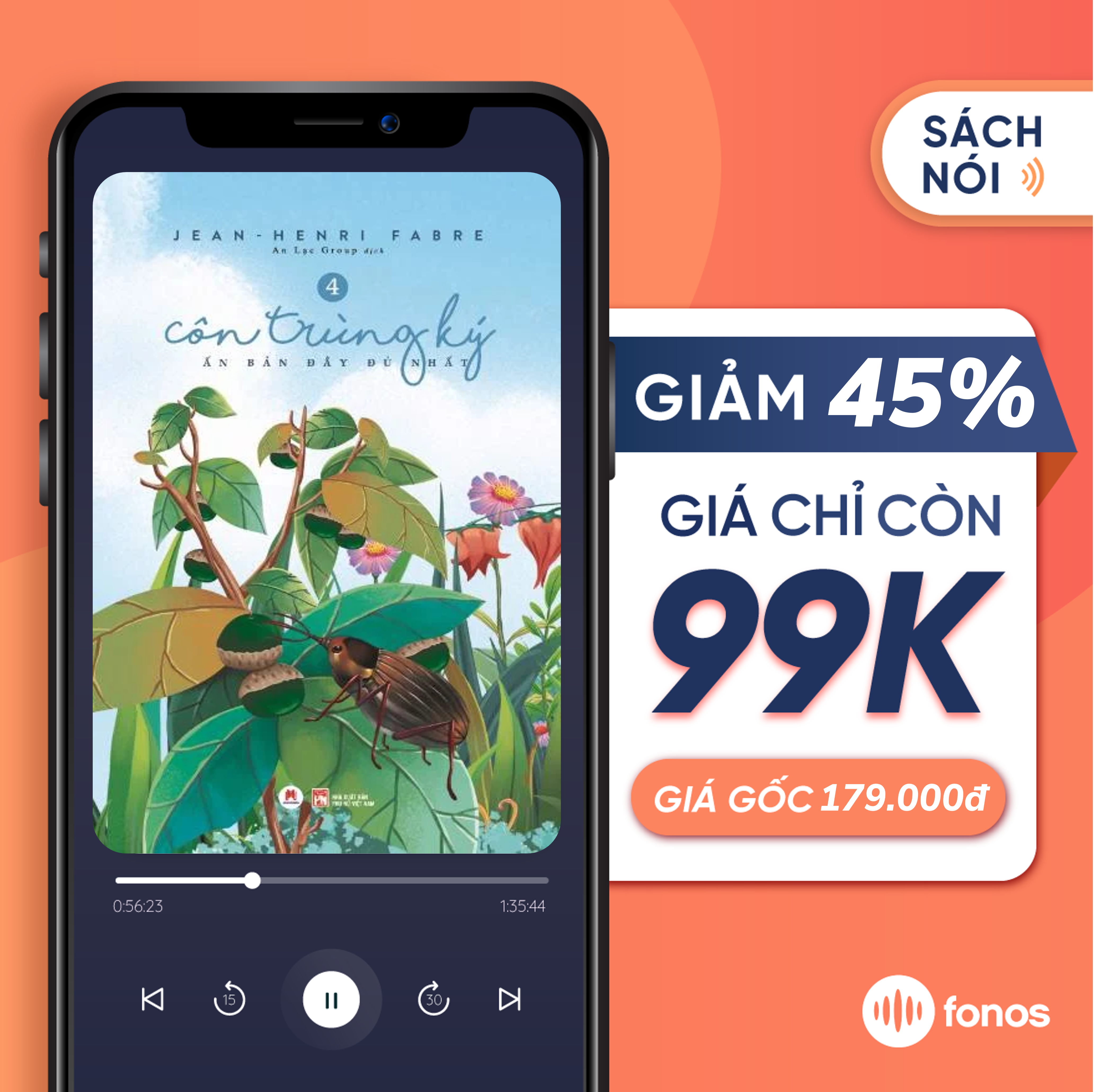 Hình ảnh [E-Voucher] Sách nói Fonos: Côn Trùng Ký - Tập 4