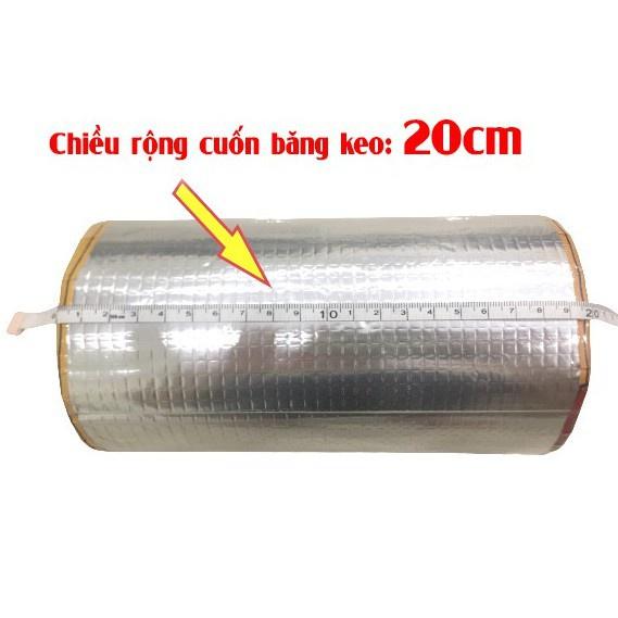 Băng keo chống thấm x2000 băng keo siêu dính 20cm Nhật Bản chống thấm dột, dán tường, dán mái tôn, bể bơi