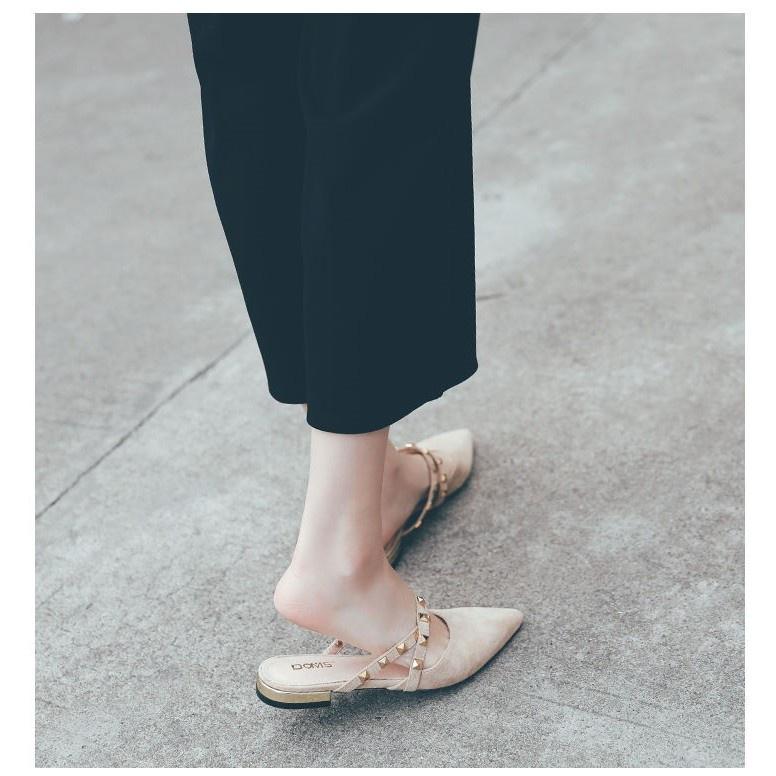 Giày cao gót nữ 3 phân mũi nhọn đế bệt duyên dáng, sang chảnh bền đẹp G15