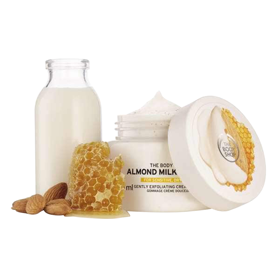 Kem Tẩy Da Chết The Body Shop Almond Milk &amp; Honey 55511 (200ml)