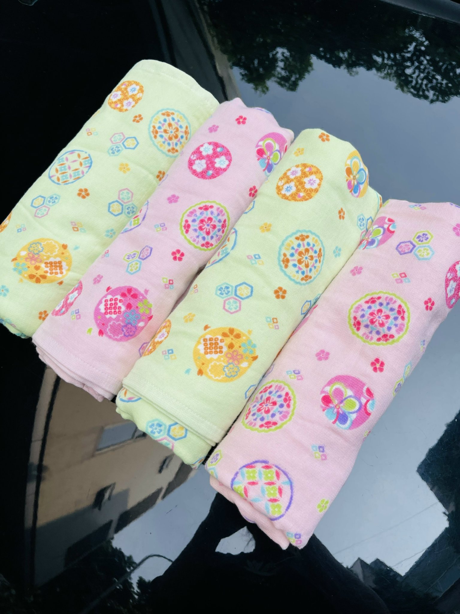 Khăn tắm trẻ em cỡ lớn MJ, chất liệu cotton cao cấp, Xuất Nhật