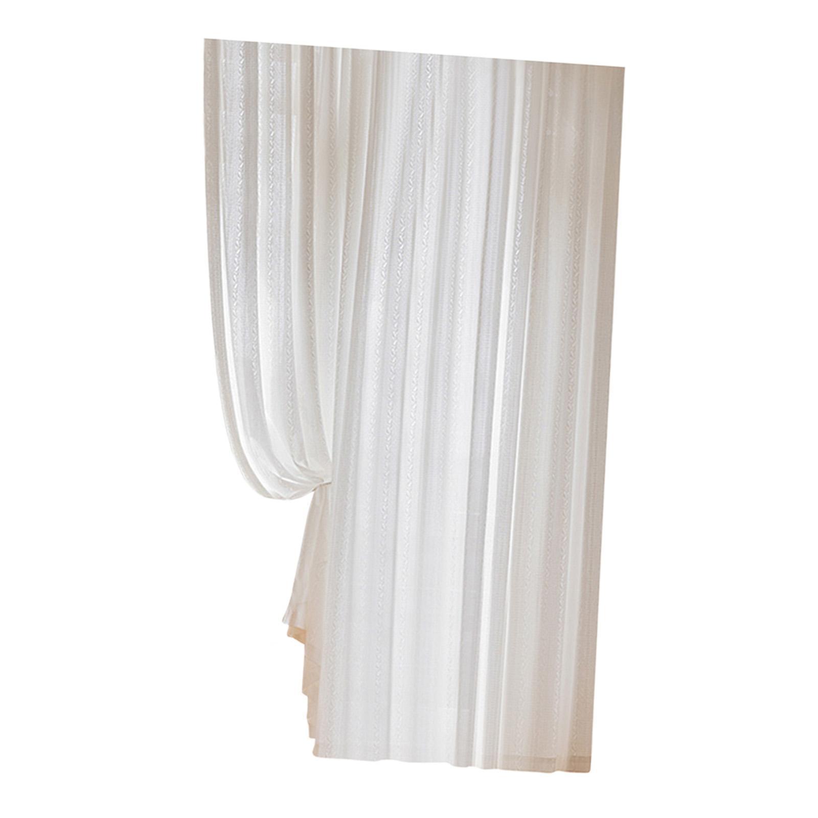 Window Curtains Drapes Breathable Rustic Lightweight for Study Bedroom Decor