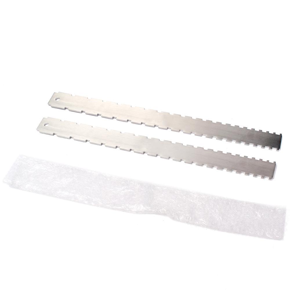 Stainless Steel Guitar Neck Notched Straight Edge Luthiers Tool Accessories for