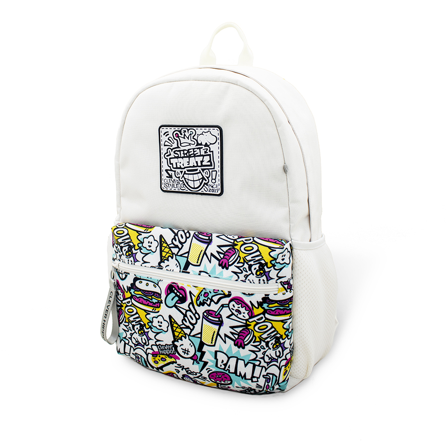 Ba Lô CLEVERHIPPO  Urban  Street Style BST6202/WHITE