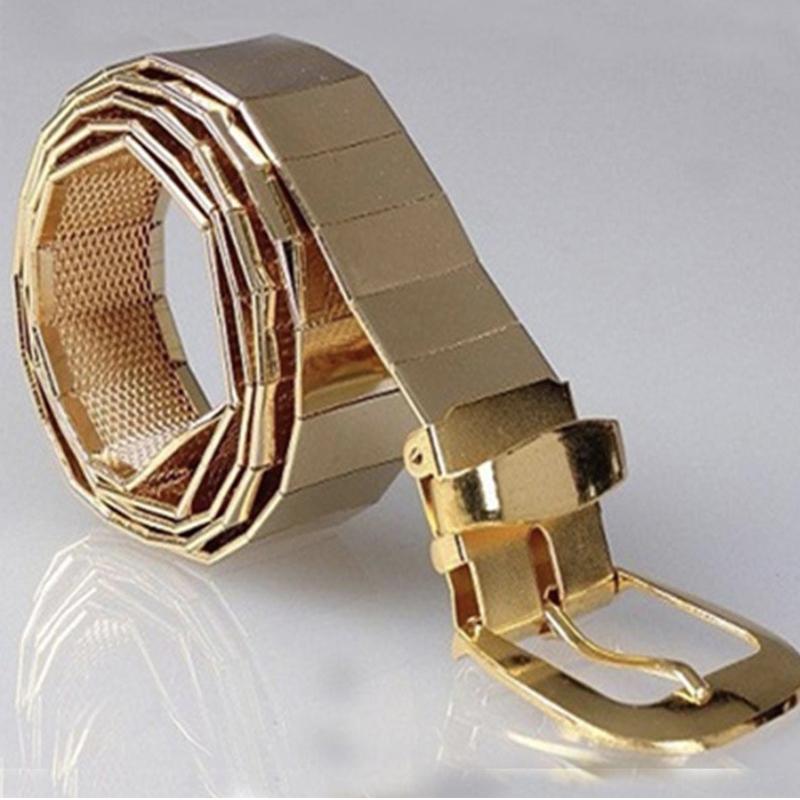 Thời Trang Vàng Kim Loại Cho Phụ Nữ Eo Dây Chuyền Bạc Dây Rộng Ketting Riem Nhà Thiết Kế Chất Lượng Cao Ceinture Femme Punk Cintos